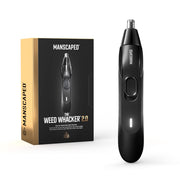 MANSCAPED frente del producto mostrando diseño y tamaño práctico