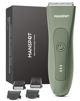 MANSPOT front view trimmer showing ergonomic grip and controls for comfortable handling