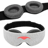 Manta Sleep antifaz frontal mostrando cobertura completa y oscuridad