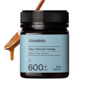Manukora front jar 250g showing label and premium packaging benefit clarity