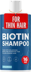Maple Holistics botella frontal mostrando diseño y volumen, ideal para cabello fino