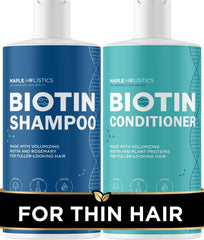 Maple Holistics frontal del pack mostrando champú y acondicionador, apariencia profesional y clara