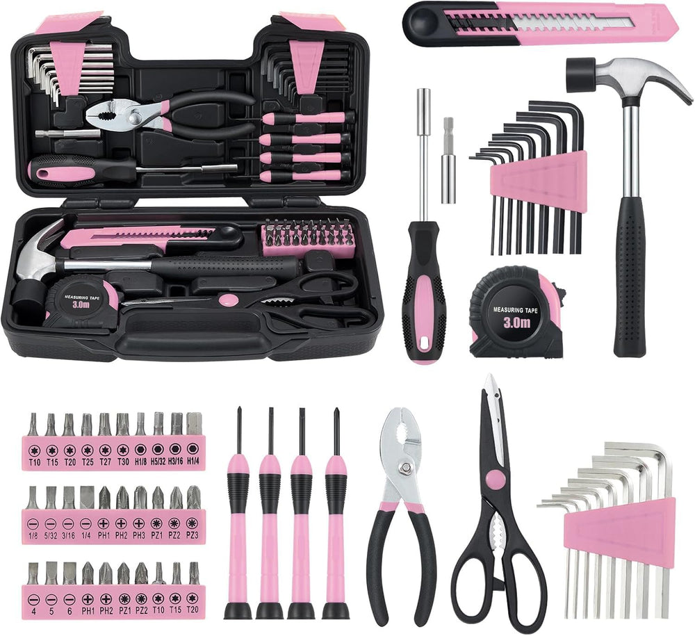 MARTCOLOR estuche frontal rosa mostrando portabilidad y orden