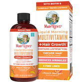MARYRUTH'S front bottle view showing product and benefits