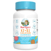 MARYRUTH'S front packaging showing 60-count bottle and flavors, clear product benefit