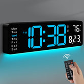 MASHI vista frontal del reloj 16 pulgadas para lectura clara