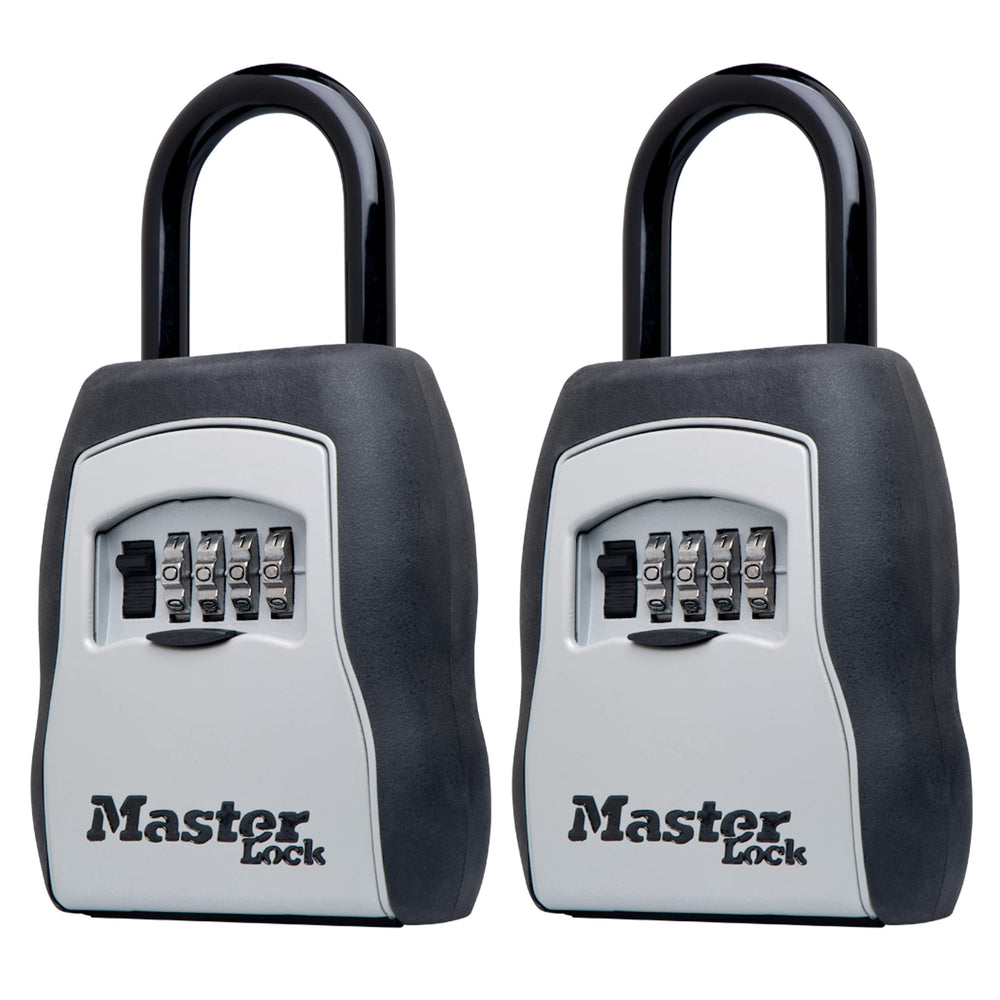 Master Lock front view of 5400EC2 two-pack showing compact security and convenience