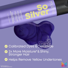 Matrix aplicación en ducha mostrando lavado efectivo y acabado frío