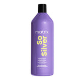 MATRIX botella frontal grande que muestra la marca y beneficios matizantes
