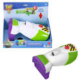 Mattel Buzz Lightyear gauntlet front view showing design and lights benefit imaginative play