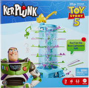 Mattel Games KerPlunk vista frontal con figuras Buzz y torre, diversión familiar