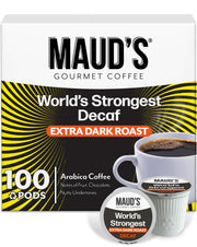 MAUD'S caja frontal mostrando 100 cápsulas y calidad robusta