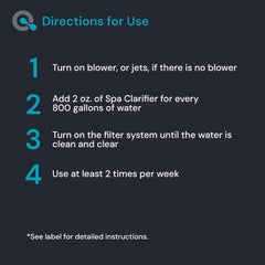 MAV AquaDoc clarifier in a hot tub showing clearer water benefit