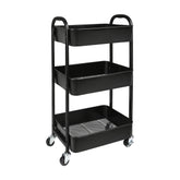 MAX Houser front view of rolling cart showing organized storage and style