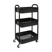MAX Houser front view of rolling cart showing organized storage and style