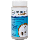 Maxforce Complete frasco frontal de 8 onzas mostrando etiqueta y tamaño visible