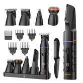 MAXGROOM front view showing full trimmer kit and neat storage benefit