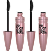 Maybelline pack frontal mostrando dos tubos y beneficio de intensidad