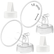 Maymom flange 18mm frontal mostrando ajuste preciso y compatibilidad