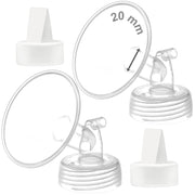 Maymom flange 20mm empaque frontal y contenido, reemplazo seguro