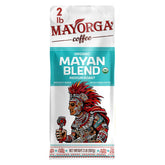 Mayorga front packaging showing 2lb bag and branding, clear product identity