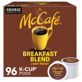 McCafé front packaging showing product and quantity benefits