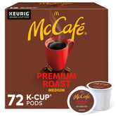 McCafé empaque frontal mostrando 72 cápsulas y beneficio de conveniencia