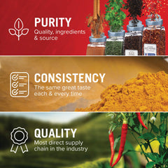 McCormick frascos de pepinillos en proceso con la mezcla aportando aroma y color