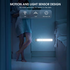 MCGOR luz colocada bajo mueble de cocina iluminando encimera para tareas seguras