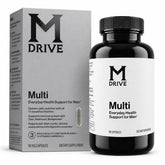 Mdrive mostrando el frente del envase con ventaja de multivitaminas