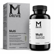 Mdrive mostrando el frente del envase con ventaja de multivitaminas