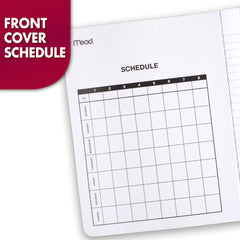 Mead cuaderno página con renglón ancho ideal para escribir con claridad