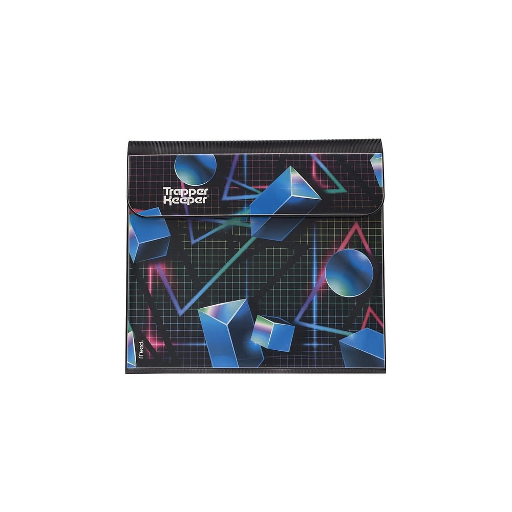 Mead Trapper Keeper front cover Shapes design shows bold colors and organized style