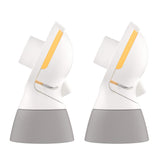 Medela conector frontal del paquete mostrando dos unidades y compatibilidad