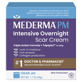 Mederma front packaging showing product name and benefits for scar improvement
