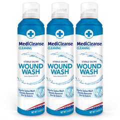 MediCleanse frente del envase mostrando diseño claro y volumen