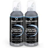 MediCleanse envase frontal mostrando tamaño y diseño práctico