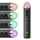medicube Booster Pro front view showing sleek black wand and controls for precise benefits