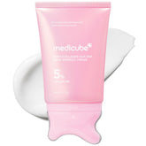 medicube front packaging showing neck cream and applicator for easy storage