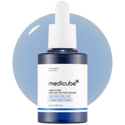 medicube frasco frontal mostrando diseño y beneficio de poros más refinados