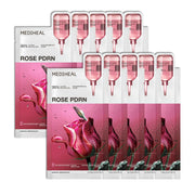 MEDIHEAL envase frontal del pack de 10, presentación clara y beneficios