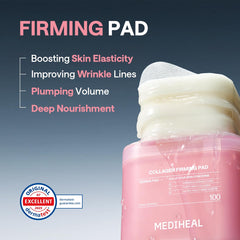MEDIHEAL pad en mano demostrando aplicación rápida y sin complicaciones