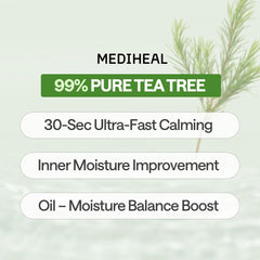 MEDIHEAL gota de esencia en textura, muestra hidratación concentrada