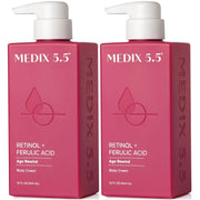 Medix 5.5 front packaging showing two tubes and firming benefit