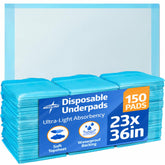 Medline vista frontal del paquete protegen superficies de derrames