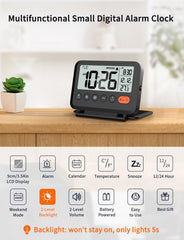 MeesMeek detalle de pantalla mostrando hora fecha y temperatura