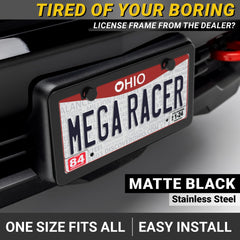 Mega Racer close-up of matte powder coat highlighting corrosion resistance
