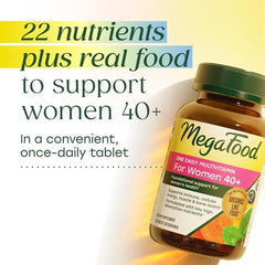 MegaFood mano sosteniendo una tableta para indicar dosis diaria