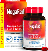 MegaRed front package 80 count showing product and benefits
