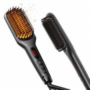 MEGAWISE cepillo frontal mostrando diseño y control para peinados rápidos